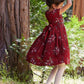 Bellevue Red Cottage Dress for Girls