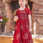 Bellevue Red Cottage Dress for Girls