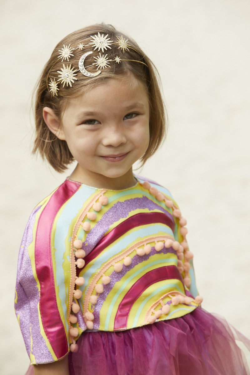 Rainbow Weather Girl Costume