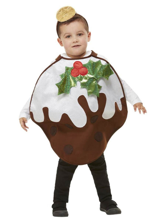 Childrens Christmas Pudding Glitter Costume