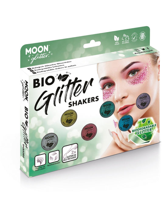 Moon Glitter Bio Glitter Shakers, Assorted