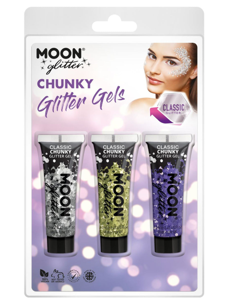 Moon Glitter Classic Chunky Glitter Gel, 