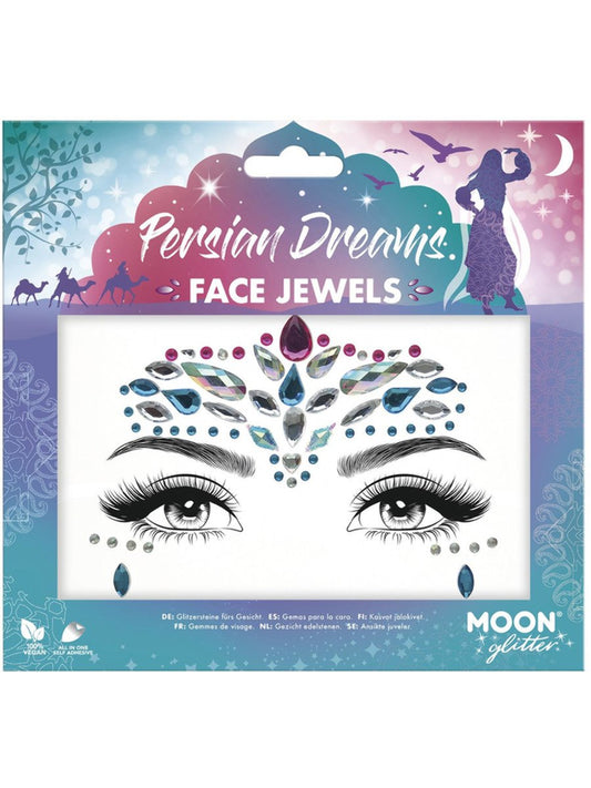 Moon Glitter Face Jewels, Persian Dreams
