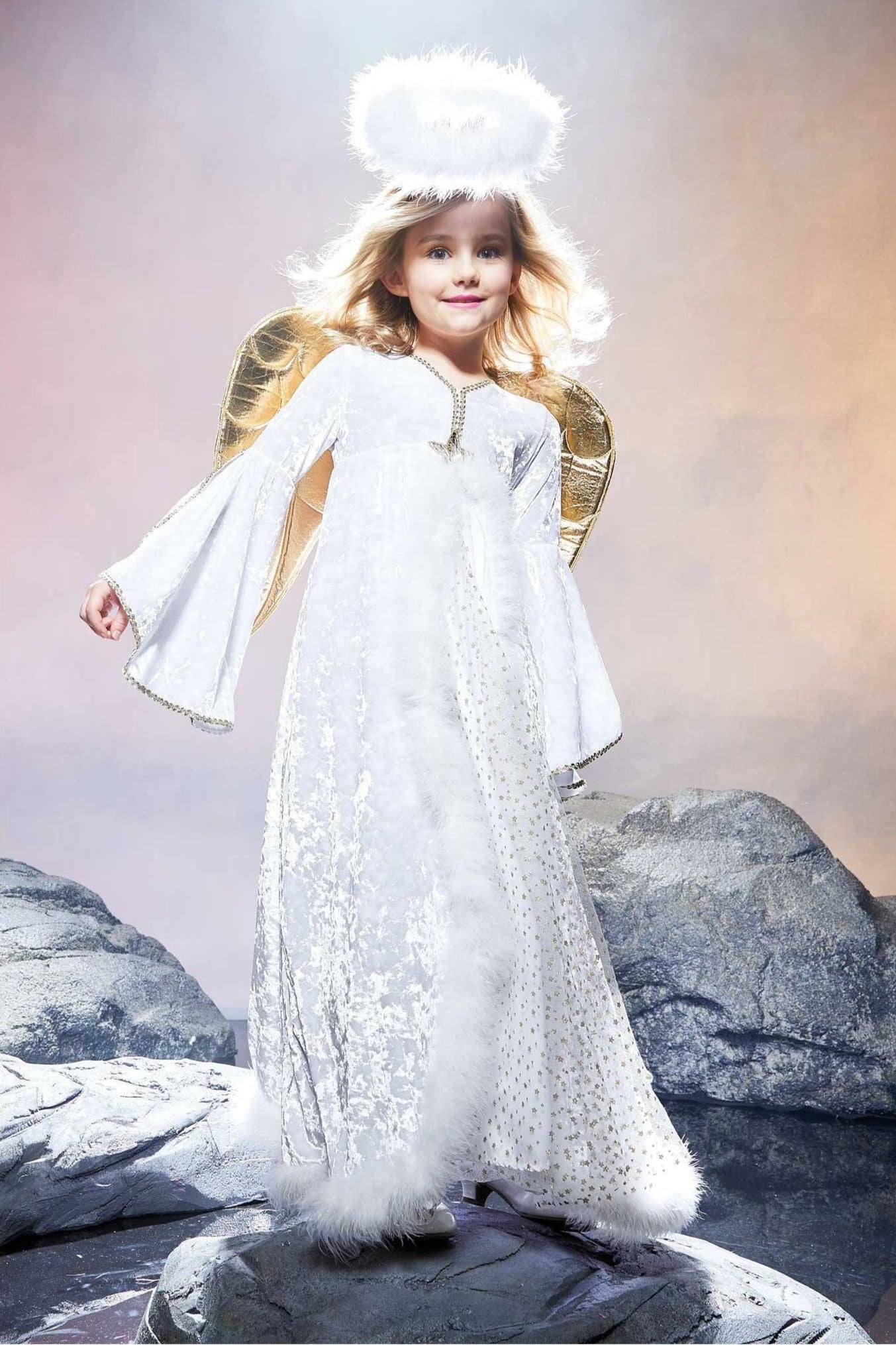 Golden Angel Costume for Girls-Chasing Fireflies