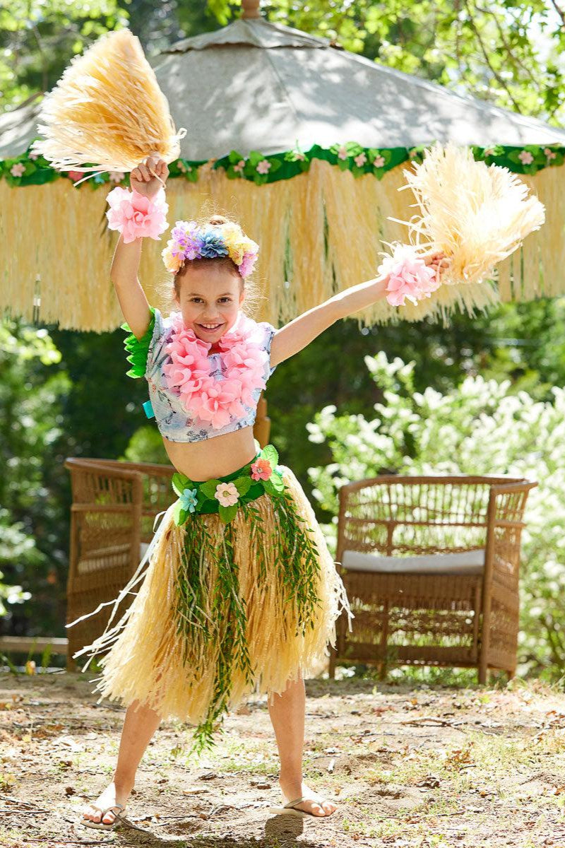 Hula Dancer Costume for Girls-Chasing Fireflies