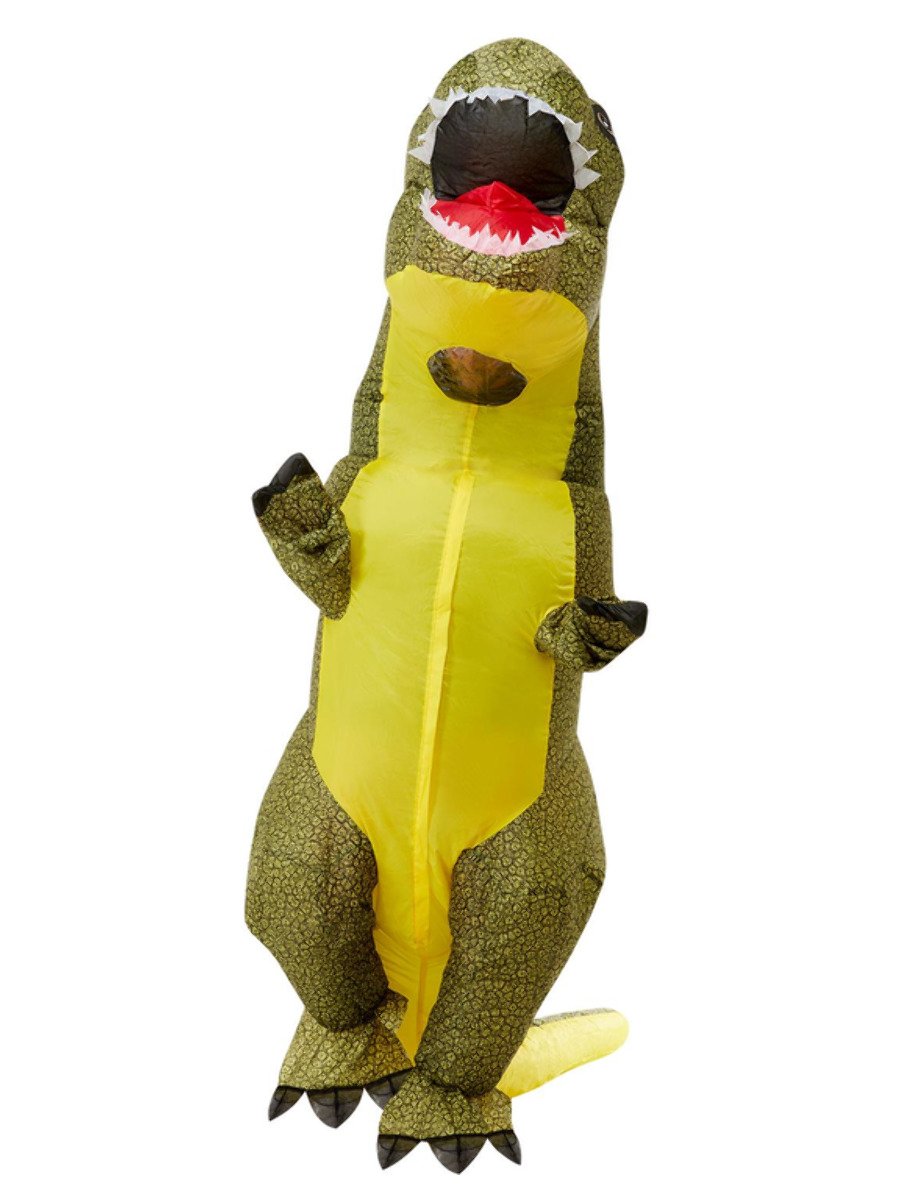 Inflatable T-Rex Costume, Green Alternate