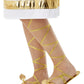 Grecian Lace Up Sandals, Gold Alternate