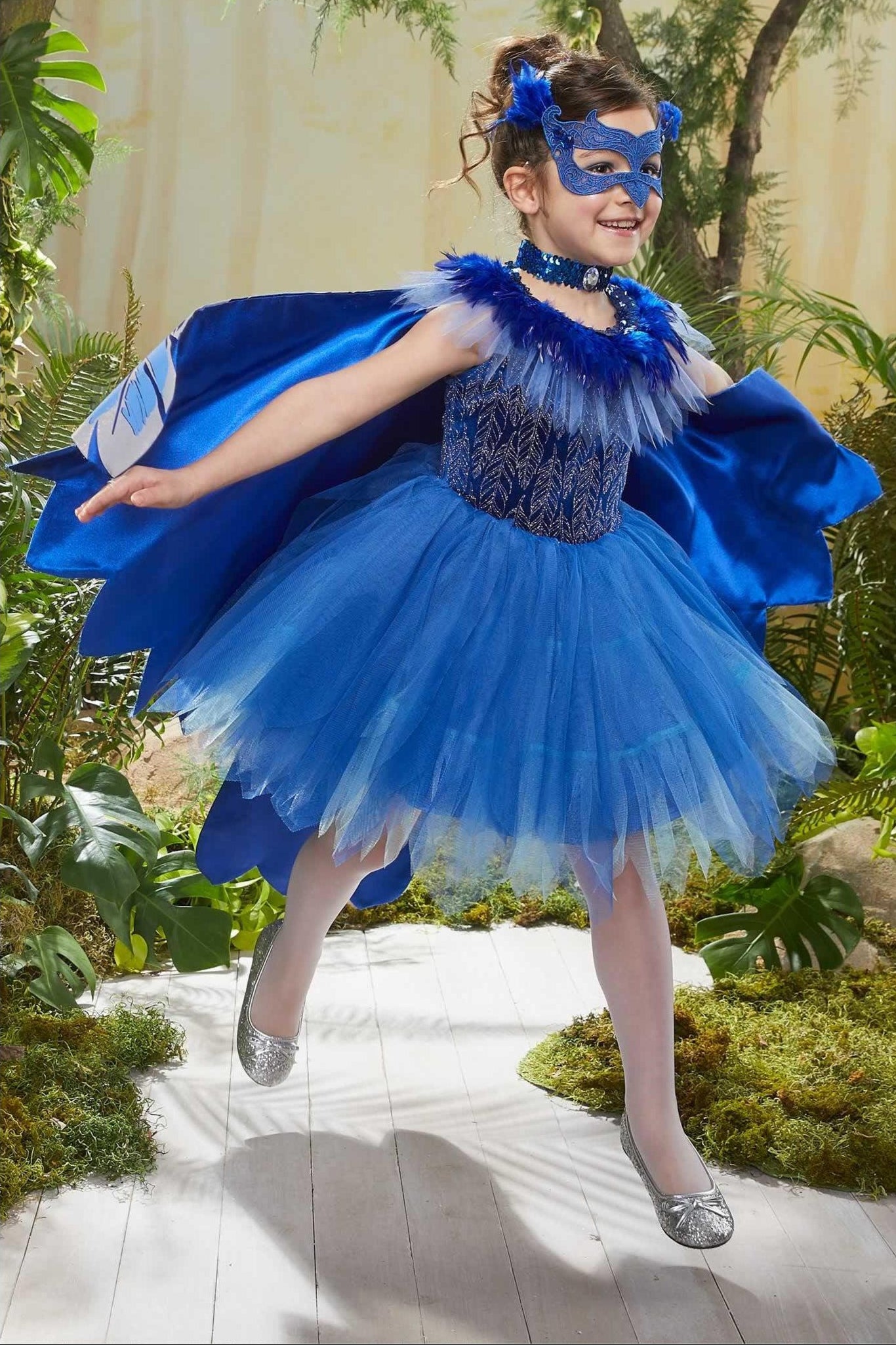Pretty Bluebird Costume For Girls-Chasing Fireflies