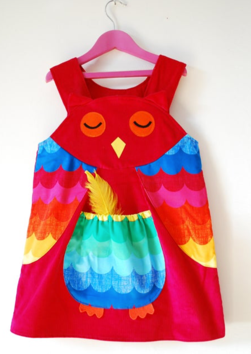 Owl Dress for Girls