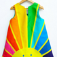 Girls Rainbow Sunrise Print Dress