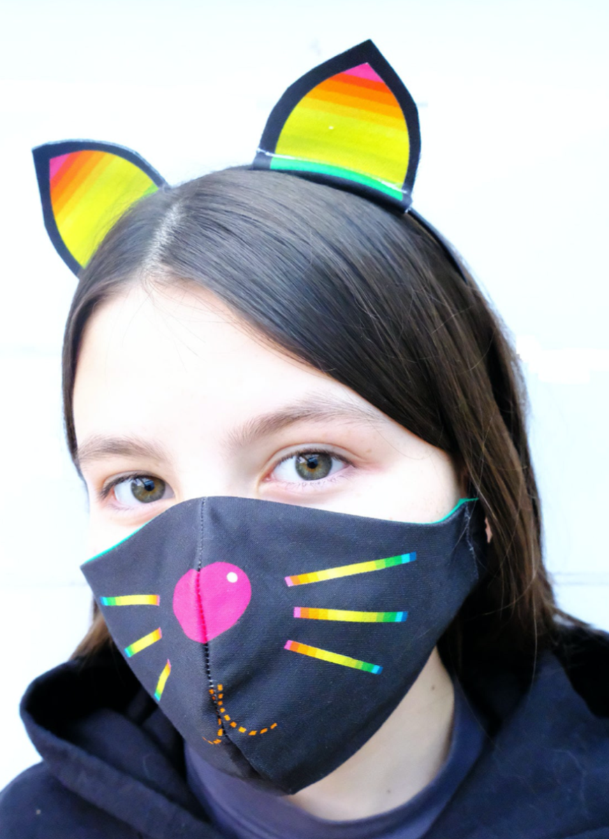 Cat Face Mask for Kids