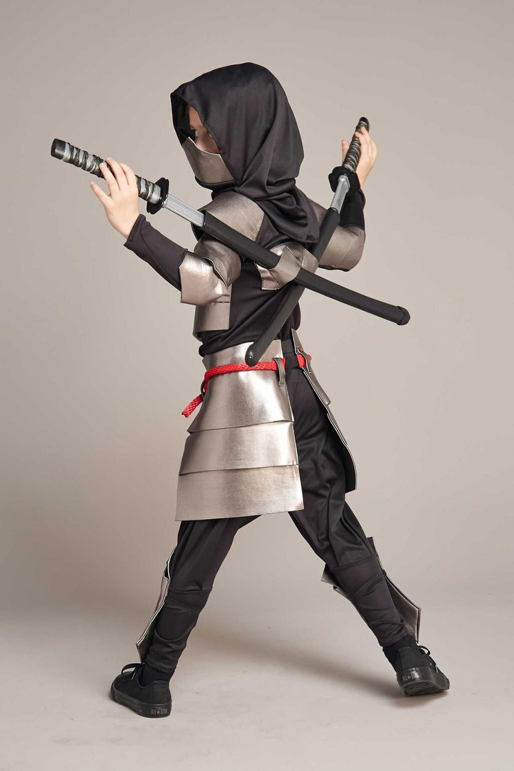 Silver Ninja Costume For Boys-Chasing Fireflies
