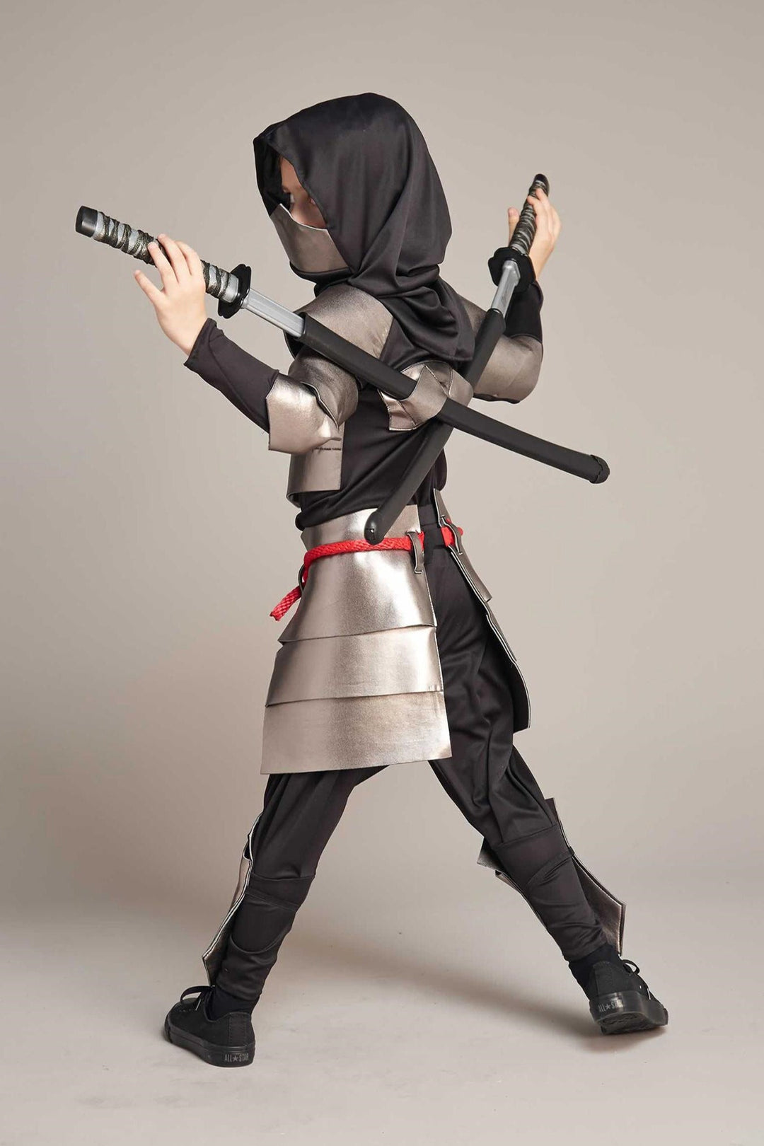 Silver Ninja Costume For Boys-Chasing Fireflies