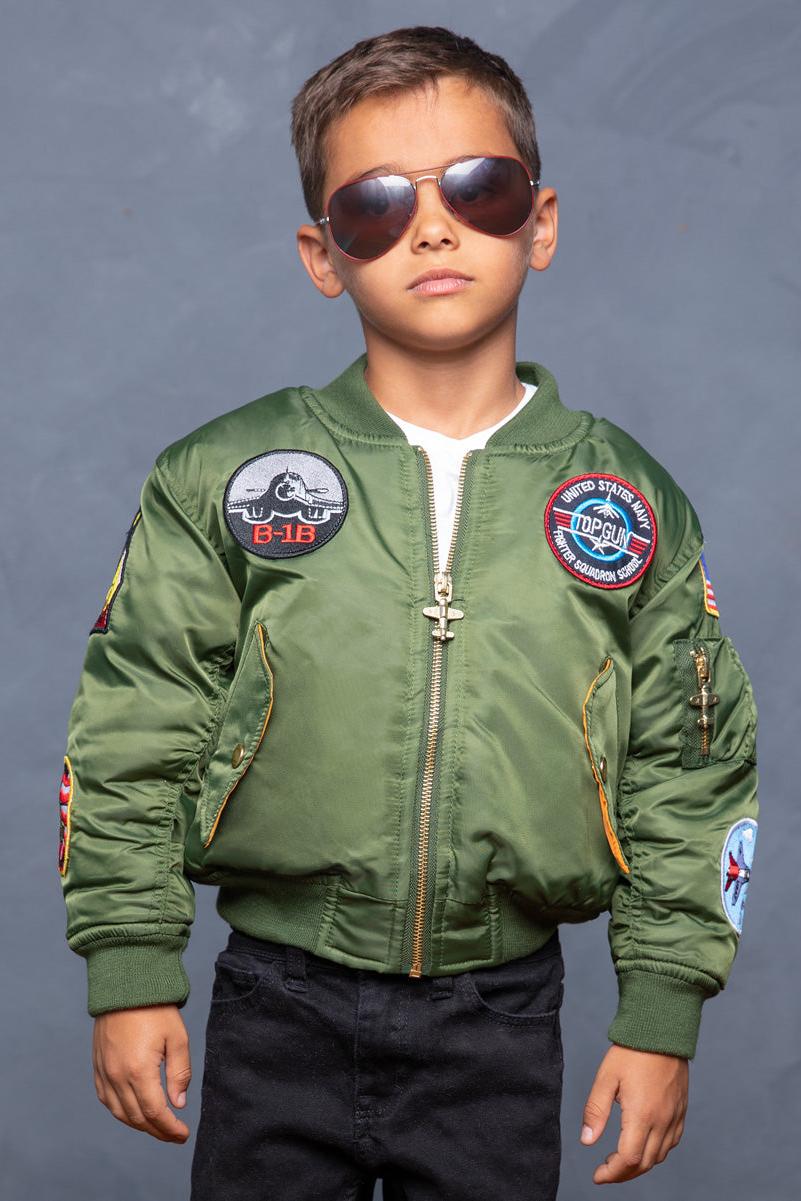Top Gun Jacket for Kids-Chasing Fireflies
