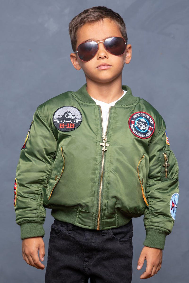 Top Gun Jacket for Kids-Chasing Fireflies