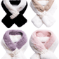 Stephanie Faux Fur Scarf in Nutmeg, Plum, Powder Pink