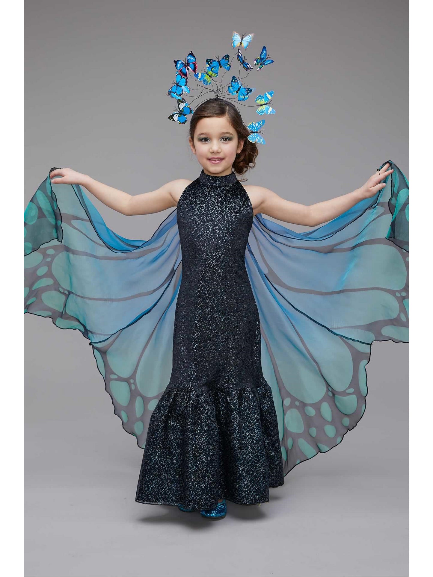 Blue Butterfly Costume for Girls