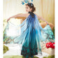 Blue Butterfly Costume for Girls  blu alt1
