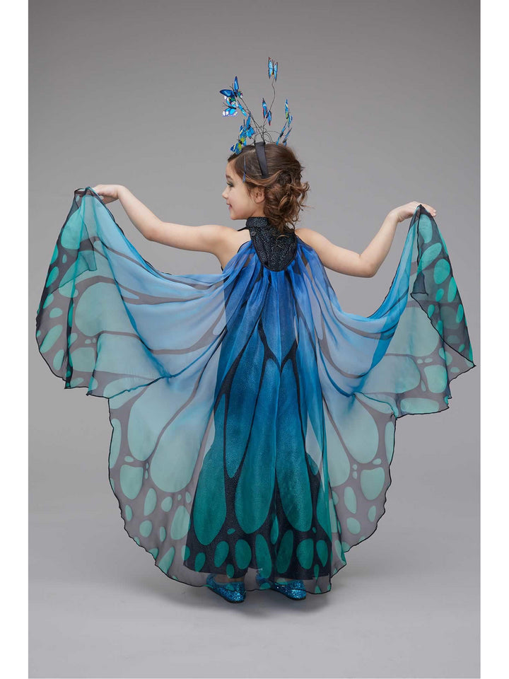 Blue Butterfly Costume for Girls  blu alt2