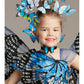 Blue Monarch Butterfly Headpiece  blu alt1