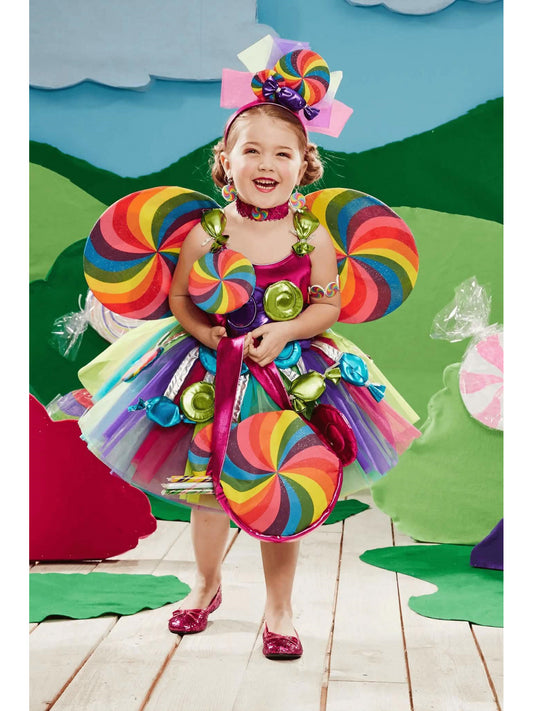 Candy Fairy Costume for Girls  mlt alt1