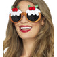 Christmas Pudding Glasses