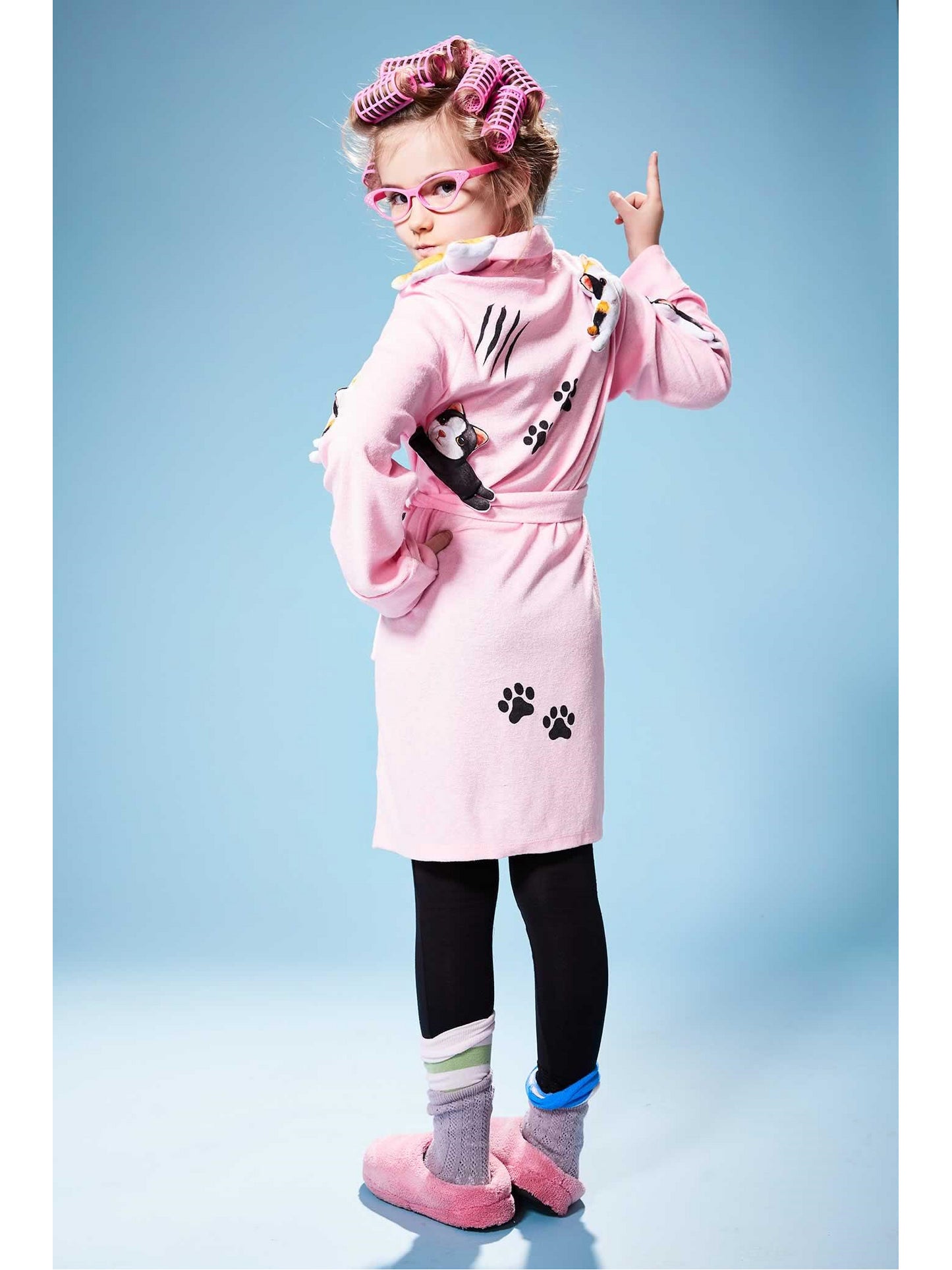 Crazy Cat Lady Costume for Kids  pin alt1