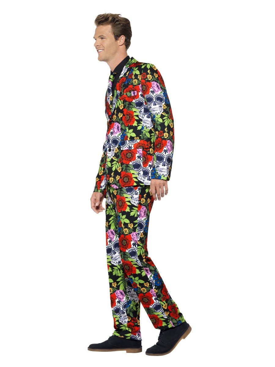 Day of the Dead Suit, with Jacket, Trousers & Tie Alternative View 1.jpg