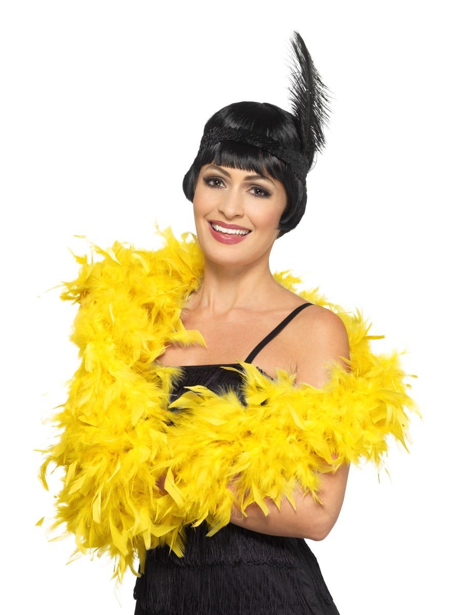 Deluxe Feather Boa, Gold
