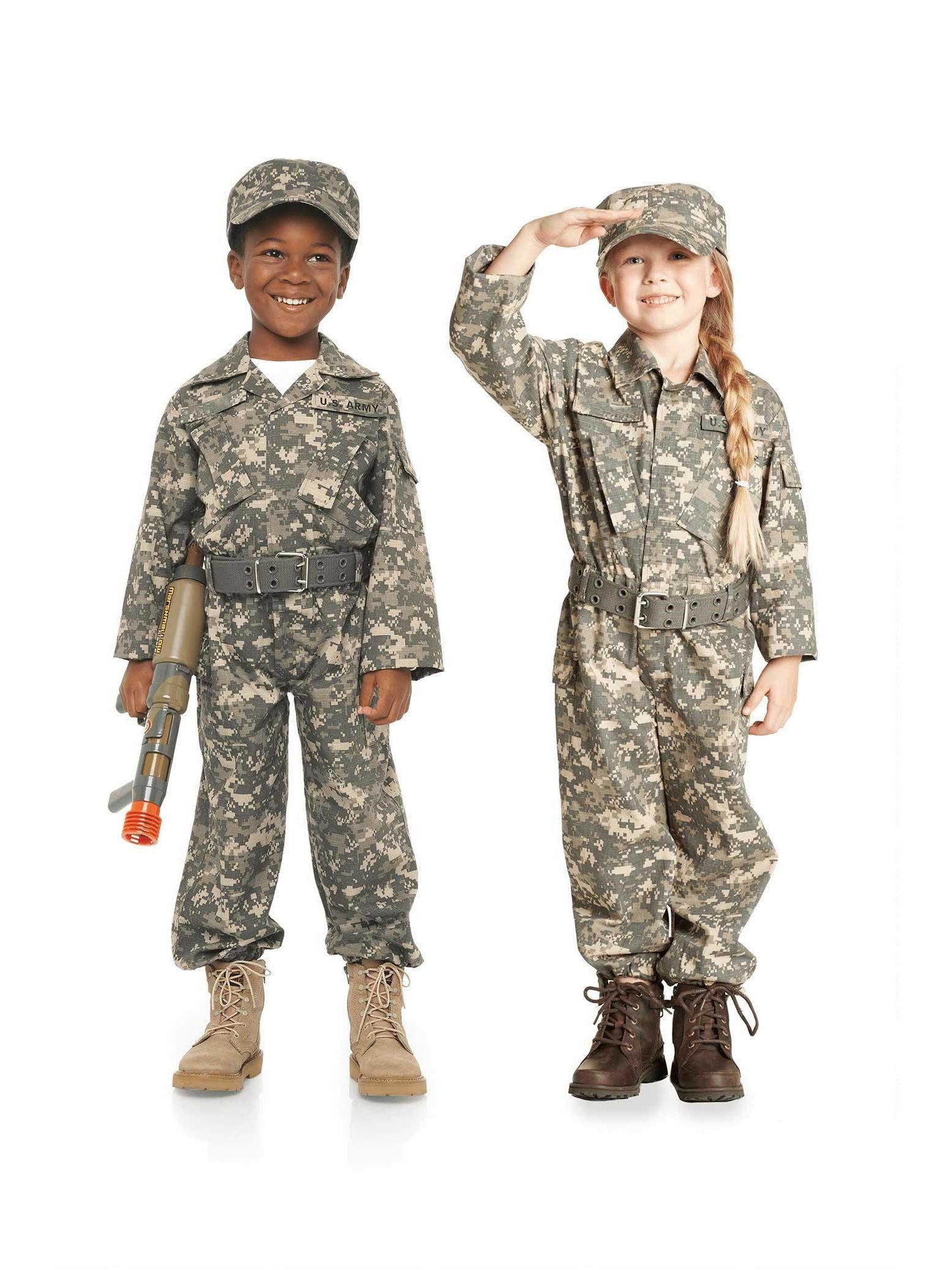 Camouflage Desert Army Soldier Costume for Kids – Chasing Fireflies