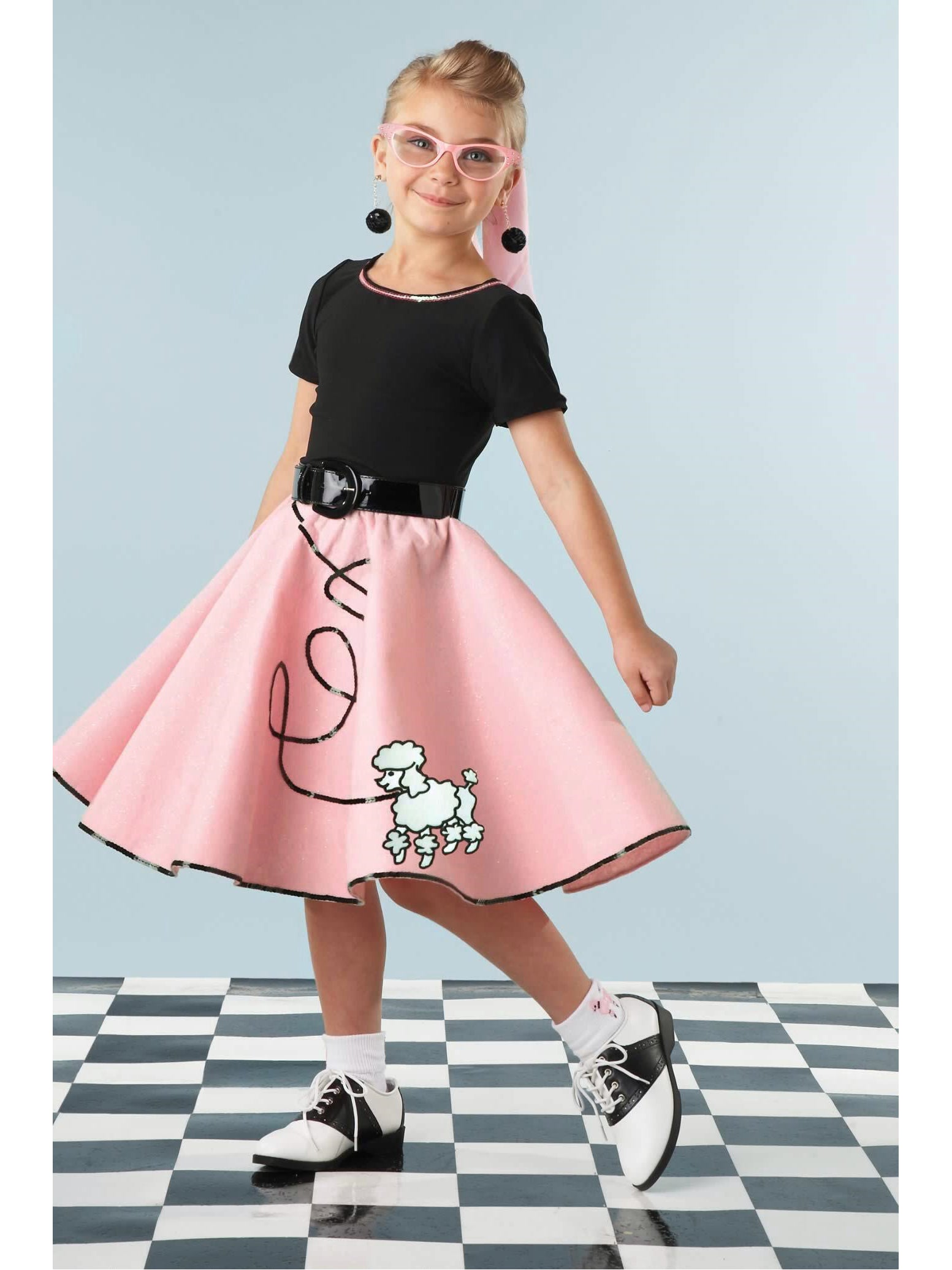 Fab '50s Costume For Girls  pin alt1
