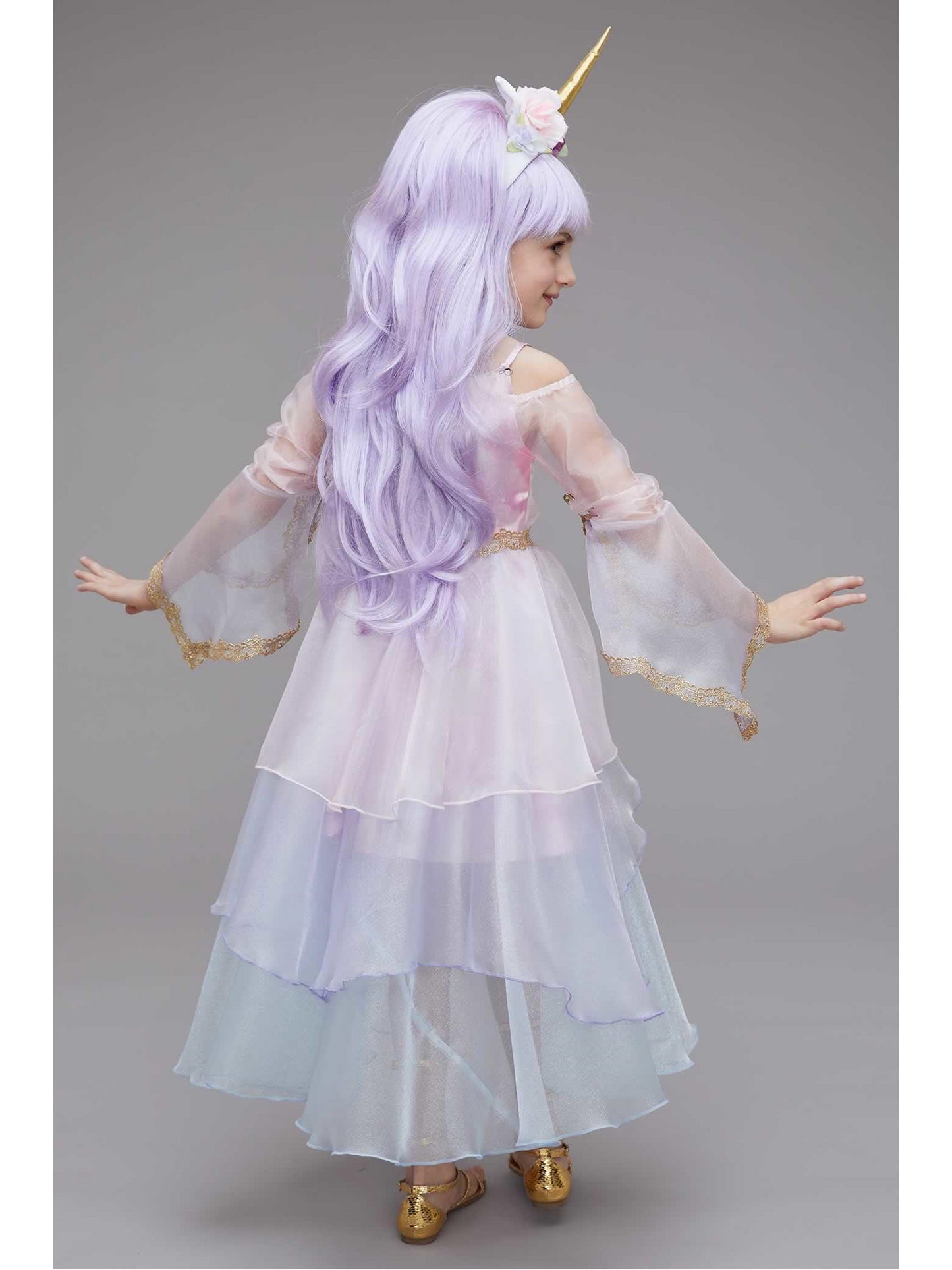 Forest Unicorn Costume for Girls  mlt alt2