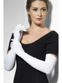 White Long Gloves