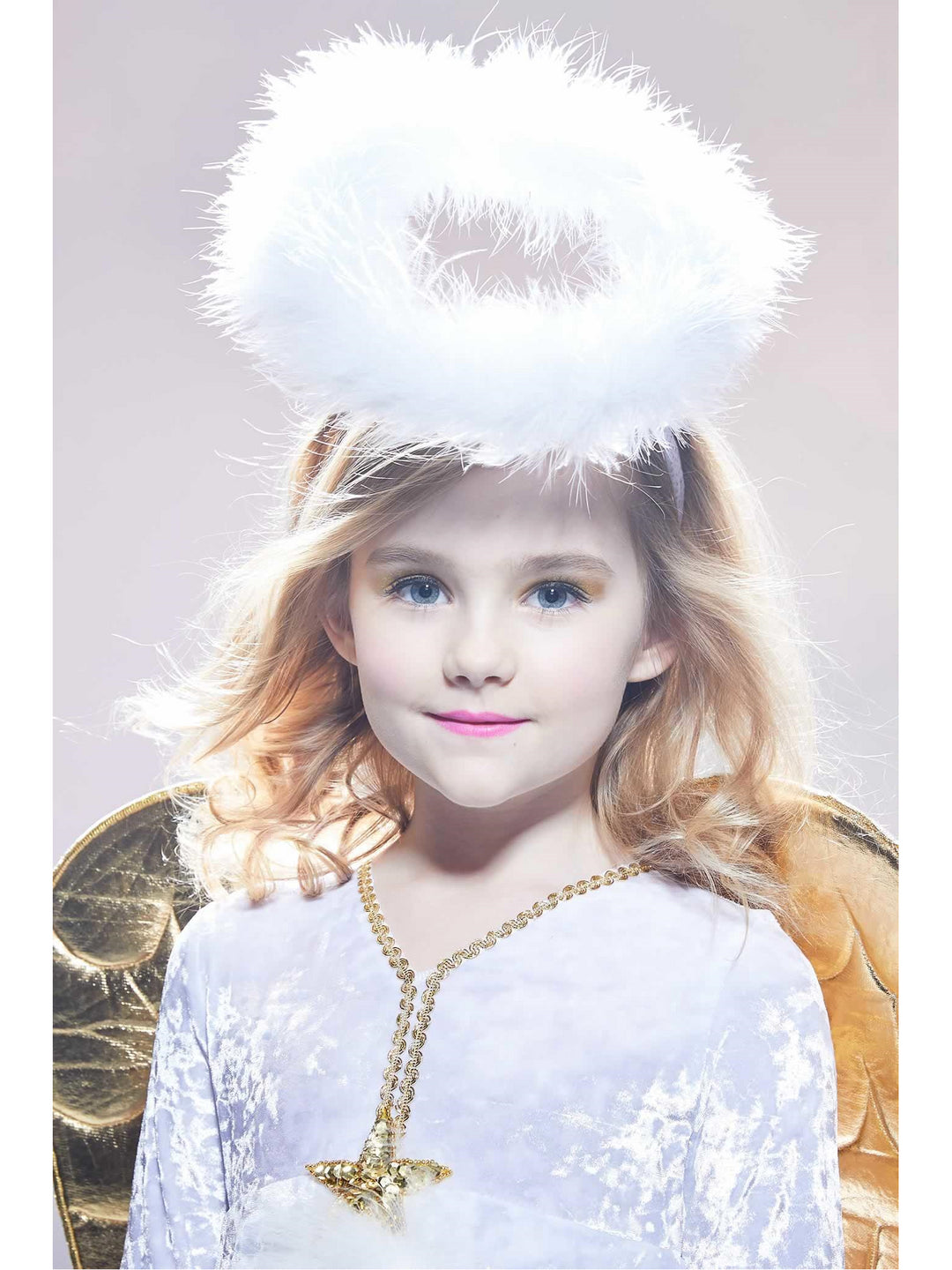 Golden Angel Costume for Girls  whi alt3