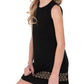 Tatum Grommet Black Jersey Dress for Girls