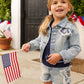 Navy Tank Top With Rhinestone Stars for Girls
