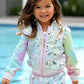 Mermaid Pastel Sequin Short for Girls
