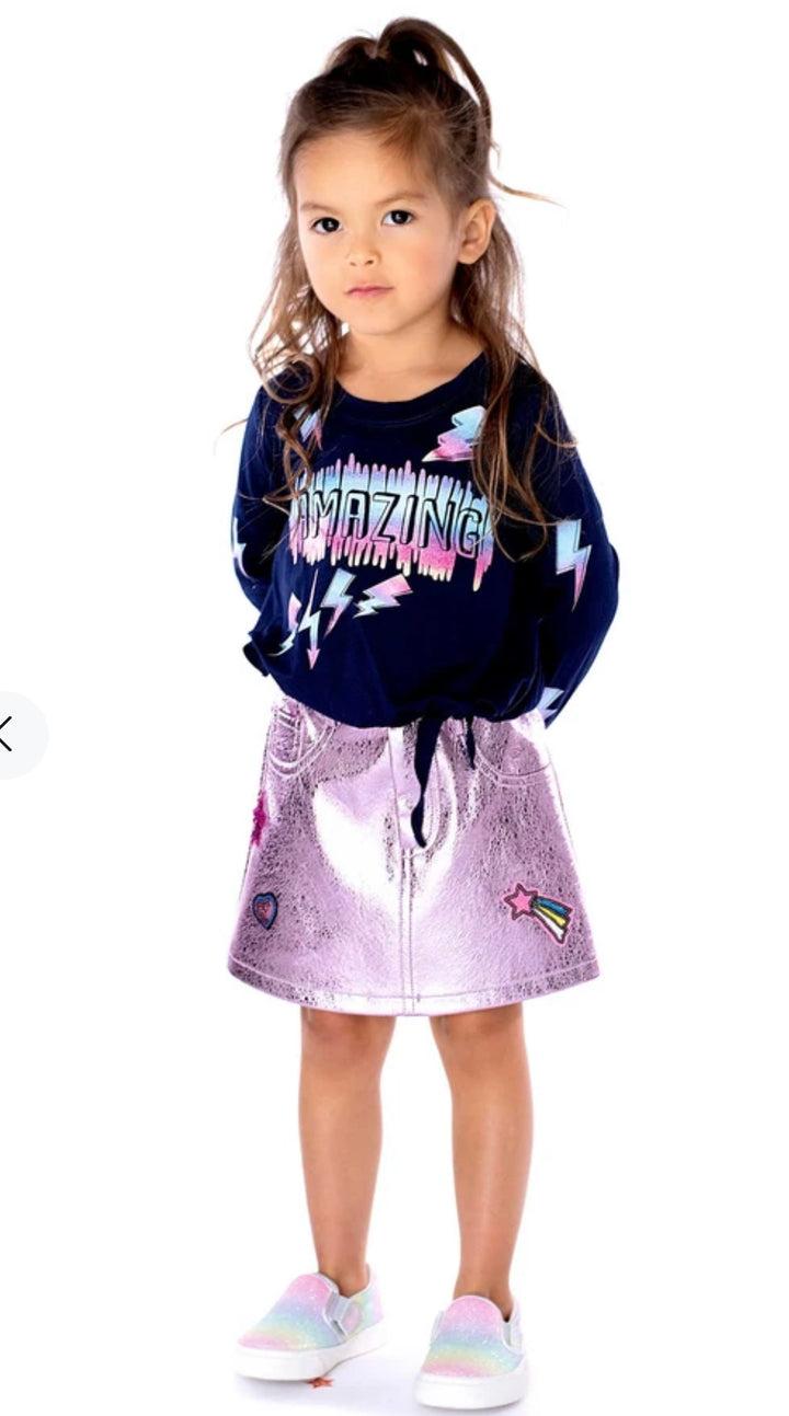 Blue Amazing Long Sleeve Top for Girls