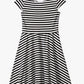Capri Stripe Skater Dress for Girls