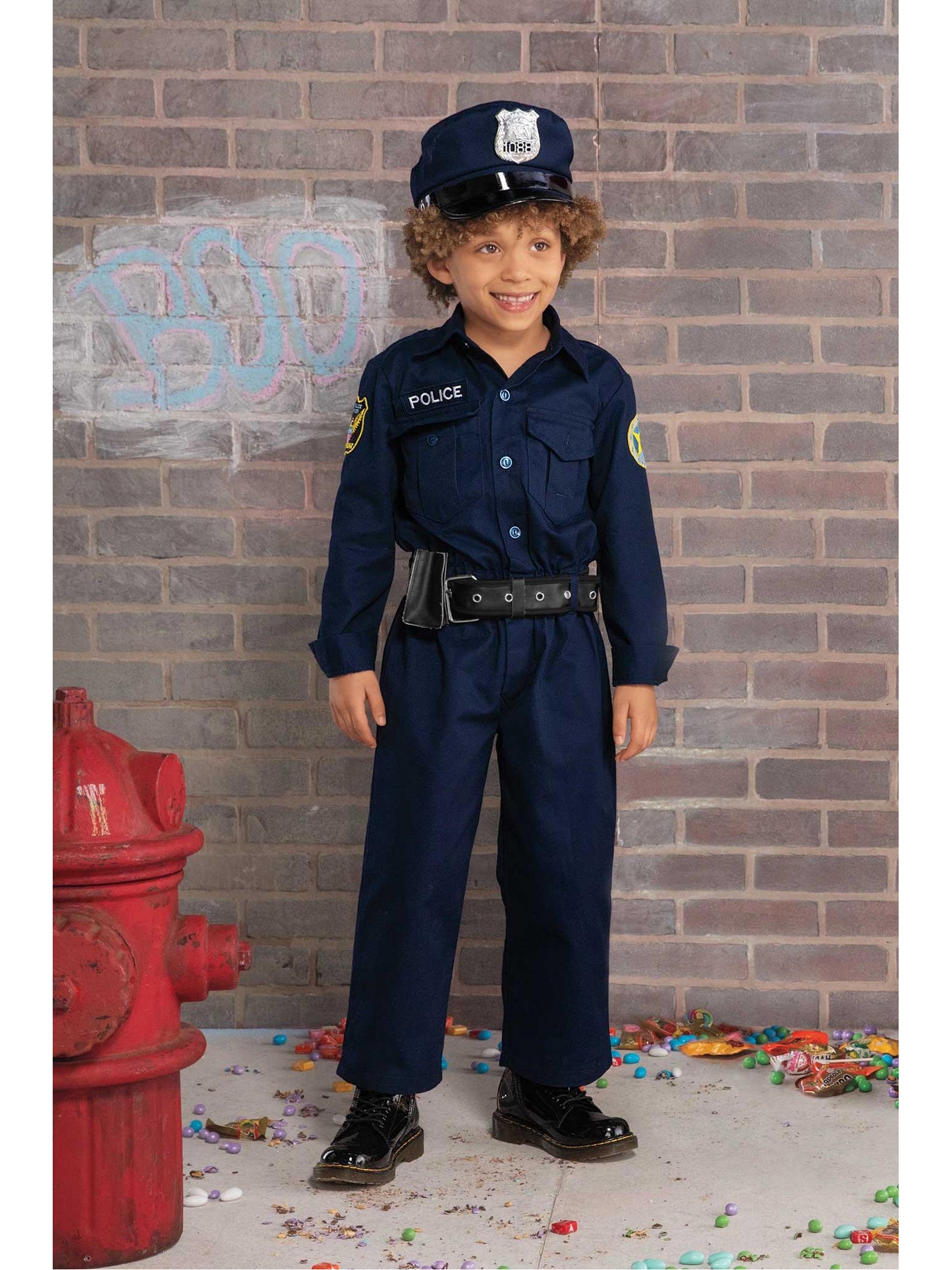 Dress Up America Police Accessory Set with Police Hat : Clothing, Shoes &  Jewelry 