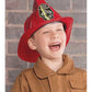 Kids Lights & Siren Sound Firefighter Helmet  red alt1
