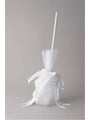 Midnight White Witch Broom