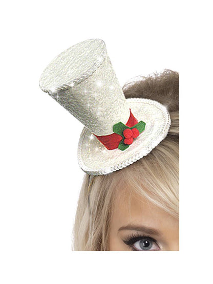 Mini Top Hat, White