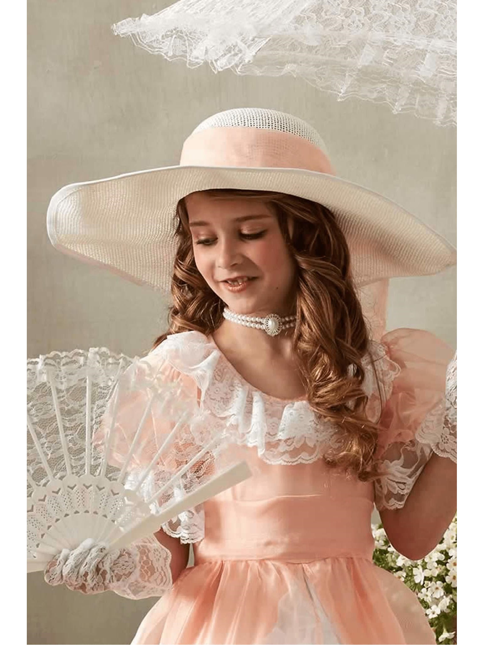Peachy Southern Belle Hat  nc alt1