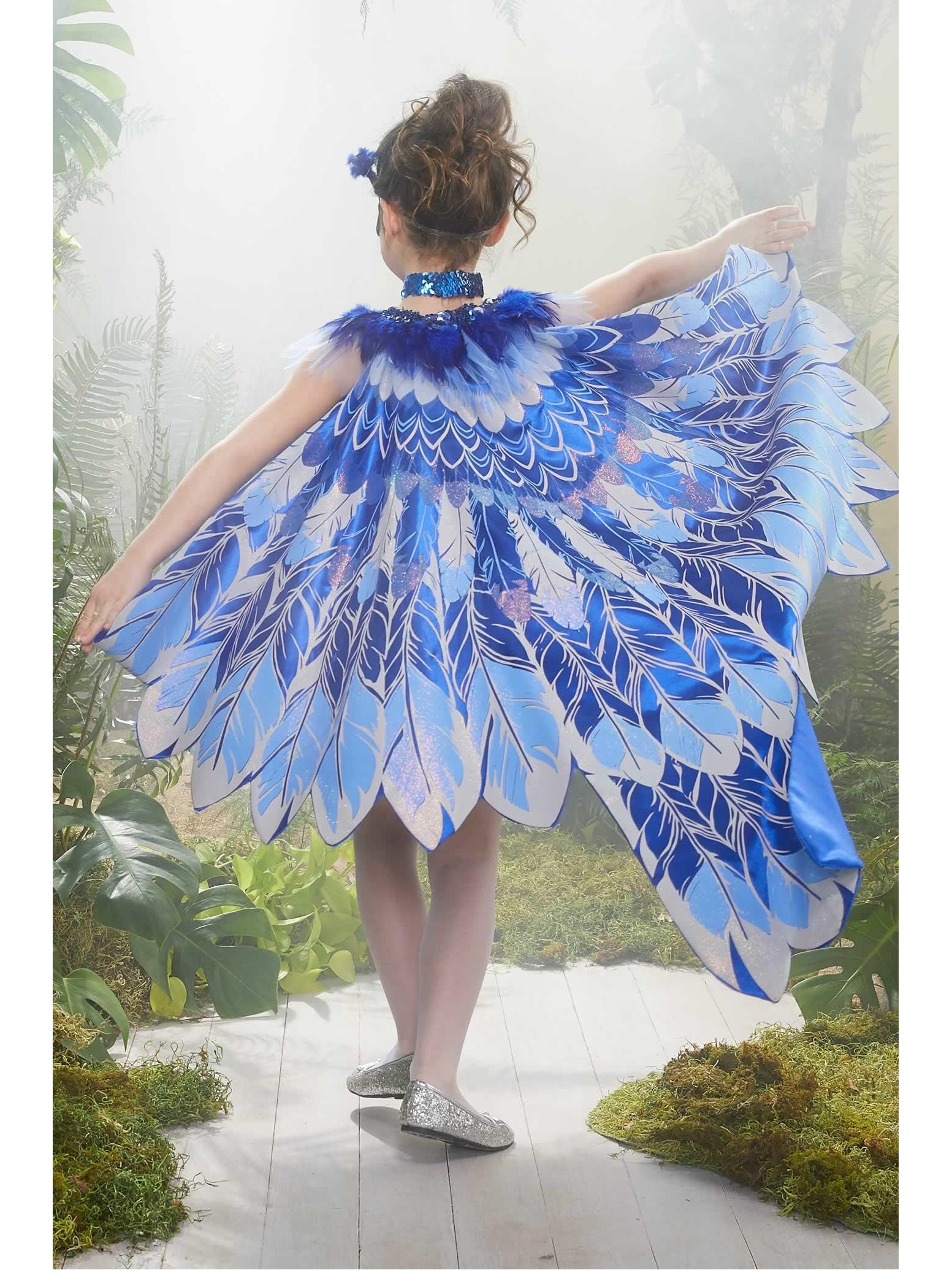 Pretty Bluebird Costume For Girls  blu alt1