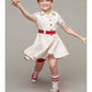 Retro Baseball Player Costume For Girls