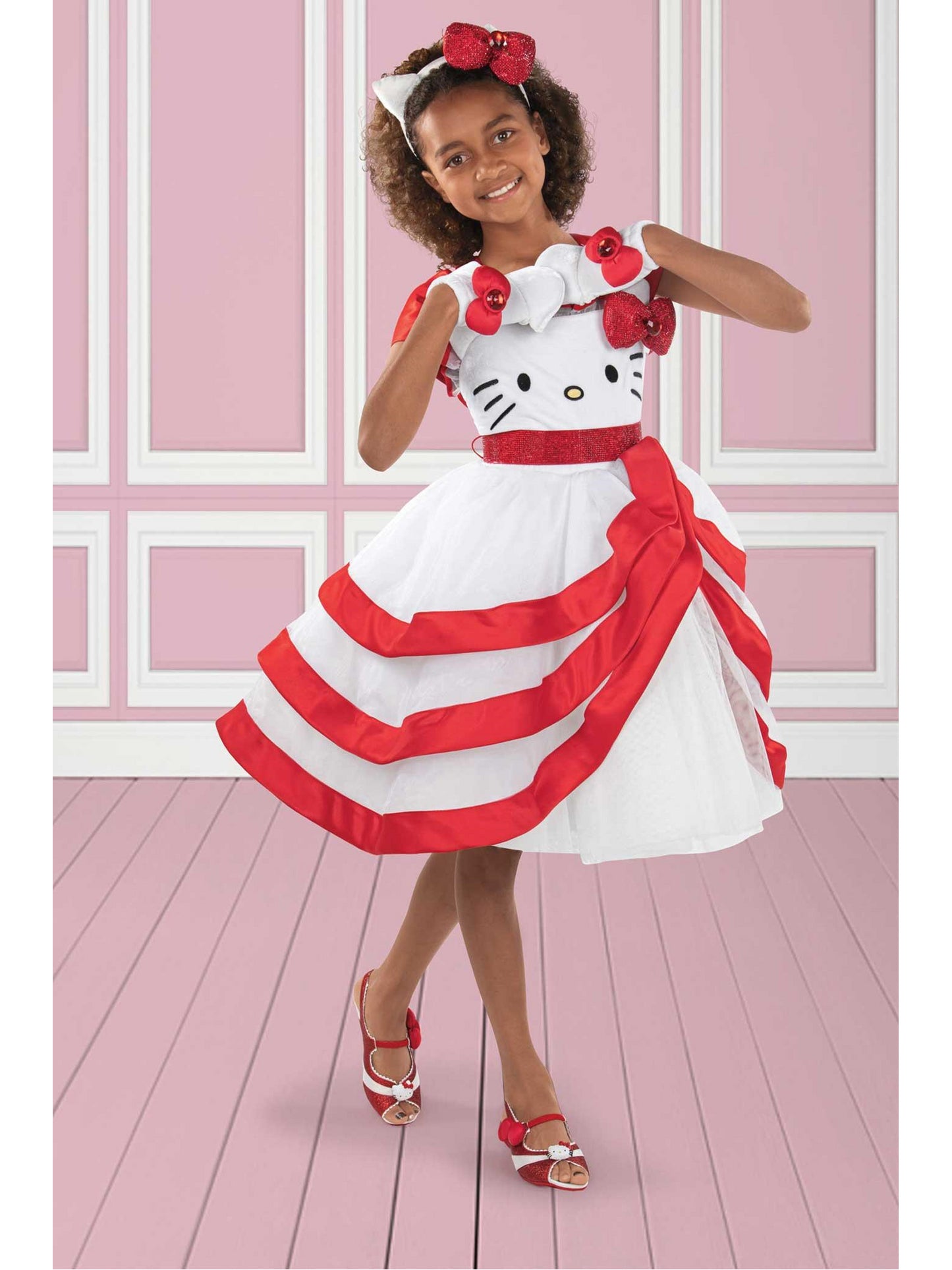 Sanrio® Hello Kitty® Deluxe Costume for GirlsSanrio® Hello Kitty® Deluxe Costume for Girls Alt 2