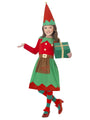Santa's Little Helper Elf Costume for Girls