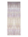 Shimmer Curtain, Party Decor, White Pearlised, Self-Adhesive