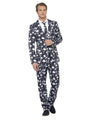 Skeleton Stand Out Suit and Tie for Men